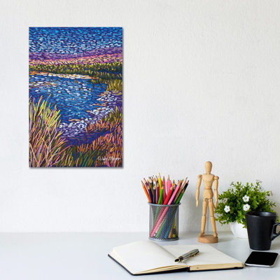Southwest Wetlands by Candy Mayer - Wrapped Canvas Painting
