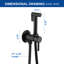 Bidet à main pour la toilette Bidet rond avec robinet pour toilette-71235752