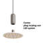 Luminaire suspendu en grappe 10 lumières Bixby-165012705