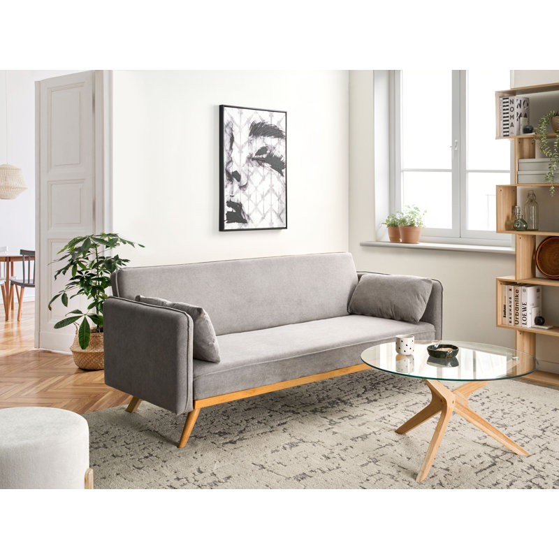 Sofa Bed ASAA Fabric, Grey