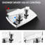 Robinet de douche thermostatique avec valve brute et TempAssure