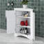 Armoire de coin triangulaire avec tablettes personnalisables et portes chics-118743574