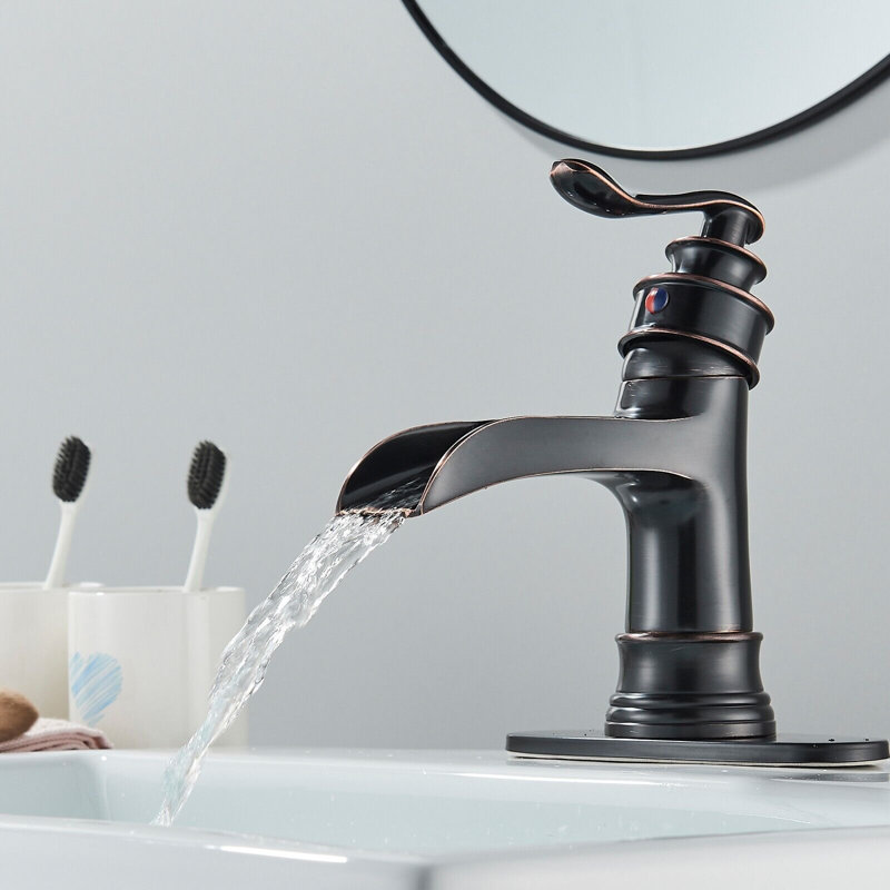Single-handle Bathroom Faucet, Oi Rubbed Bronze