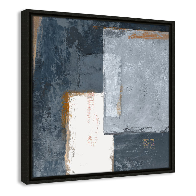 Danse au clair de lune III - reproduction carrée par Casa Fine Arts, Espresso, H 17,5 po x l 17,5 po