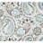 Paisley Prism Jacobean Floral Print Lined Arched Curtain Valance