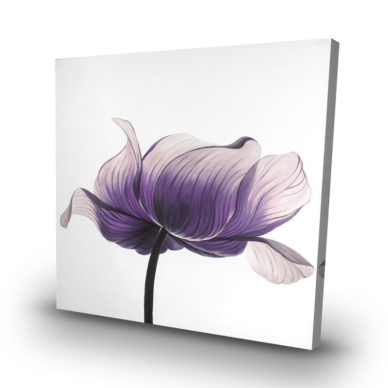 anemone flower - 32"x32" art on canvas