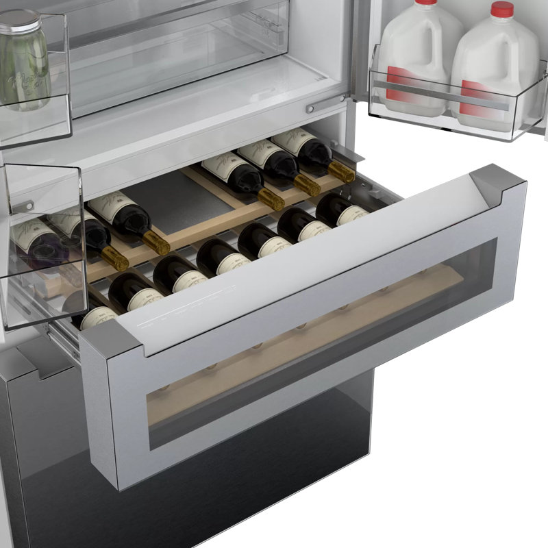 800 Series 36" Counter Depth French Door 20.5 cu. ft. Smart Energy Star Refrigerator