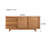 Simple Modern Elm Solid Wood Sideboard