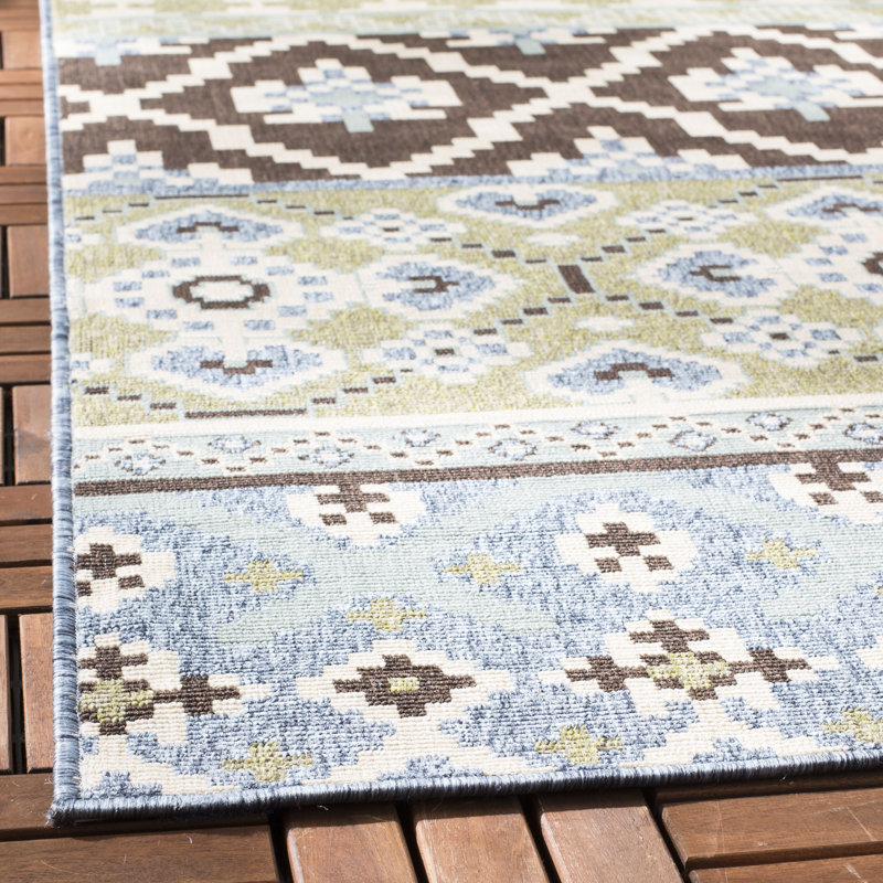 Tapis intérieur / extérieur Northpoint Southwestern, Carré 6 pi 7 po
