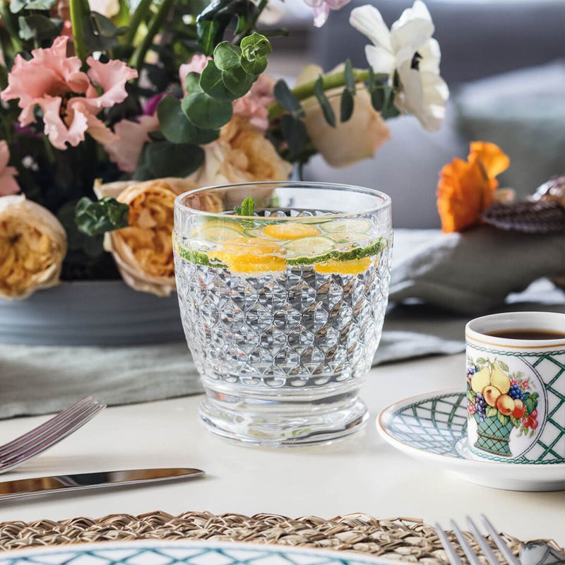 Villeroy & Boch Boston Double Old-Fashioned Glass, 11 oz, Clear