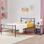 Ensemble de cadre de lit et de table de chevet Miramontes-1360183803-1360183680