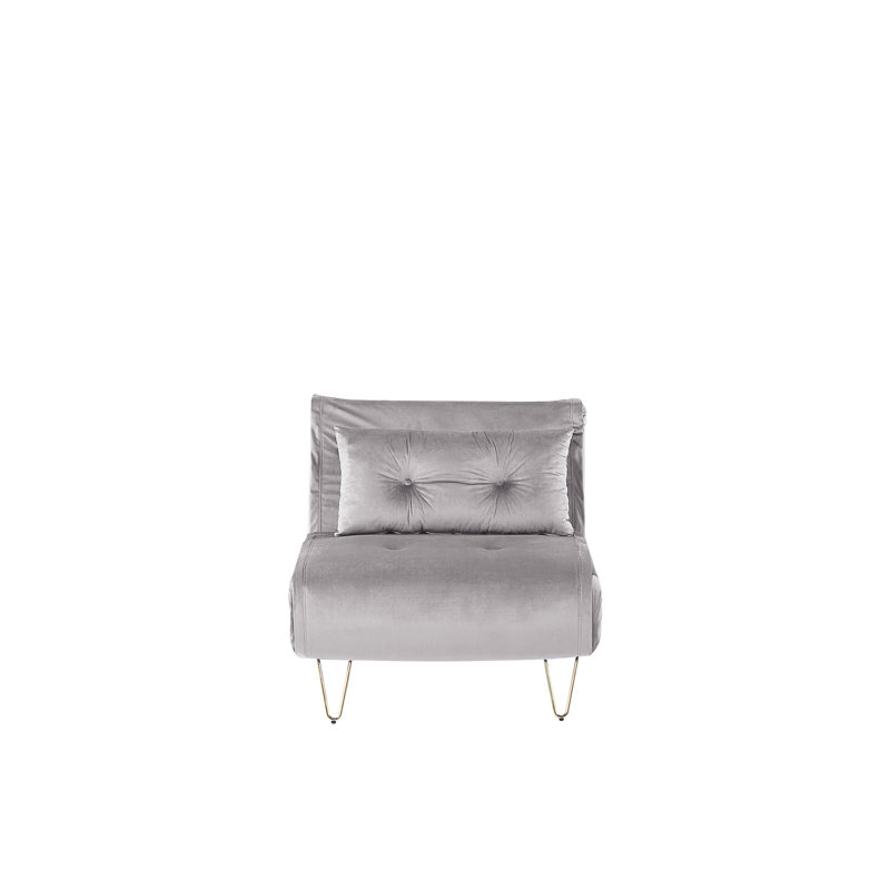 Millar Queen 85cm Upholstered Futon And Mattress, Grey
