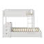 Lit superposé simple au-dessus de simple avec lit gigogne et bureau-1721152566