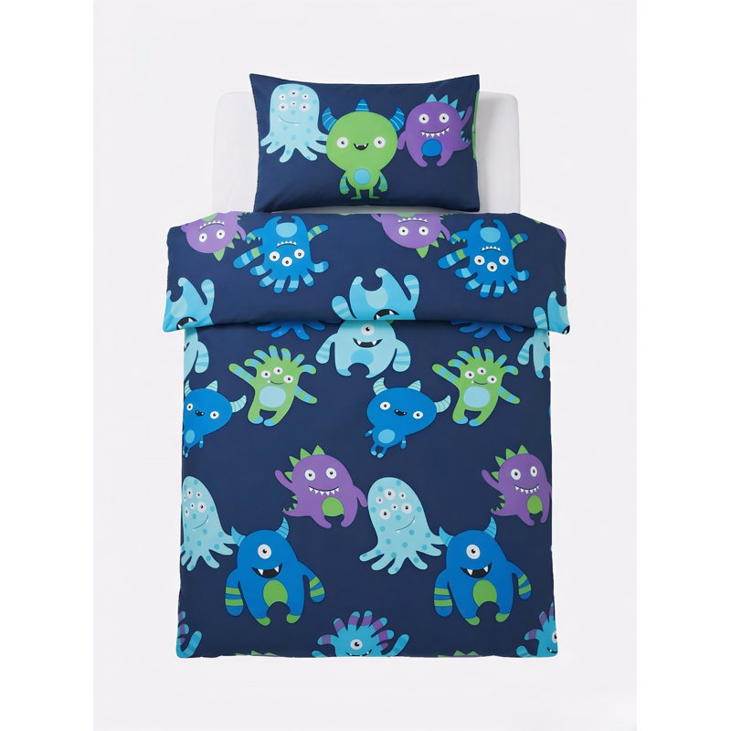 Tyronza Microfiber / Polyester Abstract Duvet Cover with Pillowcases Included