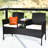 Outdoor Rattan 54.5'' Wide Conversation Furniture Set With Table-247914006