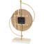 Metal Mechanical Tabletop Clock in Gold