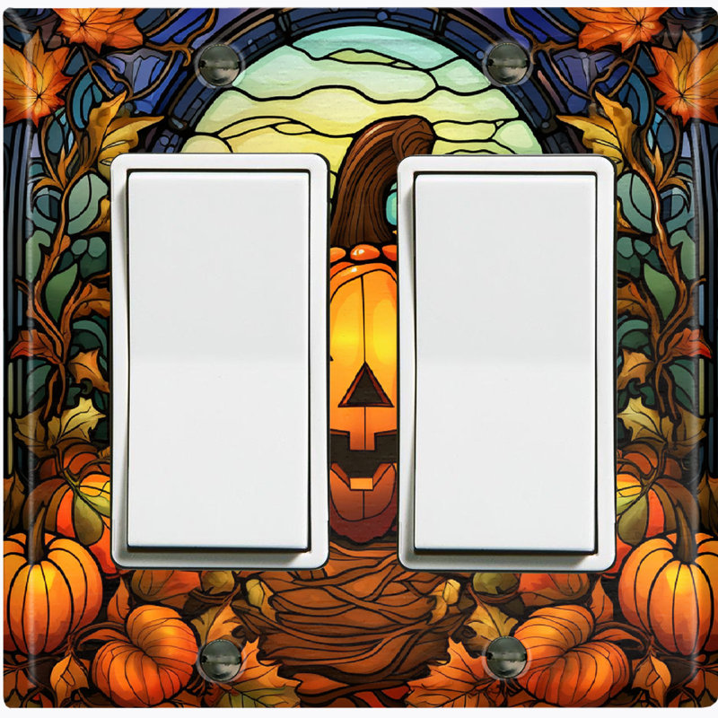 Figurine murale d'Halloween festive et citrouille d'Halloween