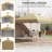 Outsunny 10' x 10' Pop Up Canopy Tent with 3 Sidewalls