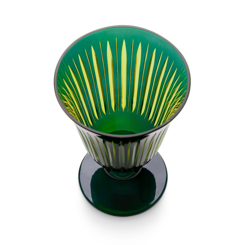 Prism Wine Glasses, Green