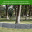 10pcs Garden Fence Imitation Stone Plant Support Stake Outdoor Landscape Edging Decorative Border