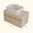 Floating Single Small Bathroom Vanity With Sink