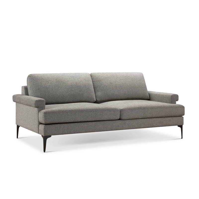 Canapé Zadien, 100% polyester gris
