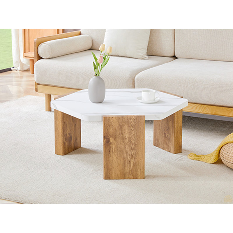 Table basse hexagonale 31 pouces