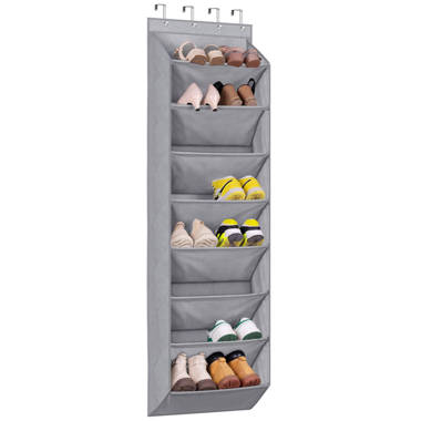 Geles 30 Pair Hanging Shoe Organizer Rebrilliant Finish: Beige