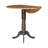 Extendable Round Solid Wood Dining Table-1216298380