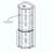 Corner Lighted Curio Cabinet Corner Glass Cabinet Lighted Curio Cabinet Corner Display Case For Living Room, Curio Cabinet, Antique Collection, Wine,Bar Glass Storage Light Included-613008650