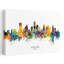 «Vibrant Houston Skyline», art contemporain urbain-1221151090