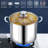 Wilmall 12 Quarts Non-Stick Stock Pot