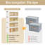 Grands bacs de rangement empilables avec couvercles-111089988
