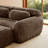 Premium Plush Modular Sectional Sofa, Chocolate, Living Room Comfort