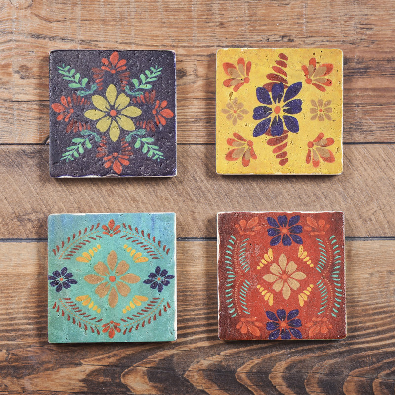Ensemble de sous-verres Bonita Talavera Western