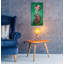  «Party Hippo» par Heather Gauthier, art mural en verre acrylique, 12 po x 24 po-34271291