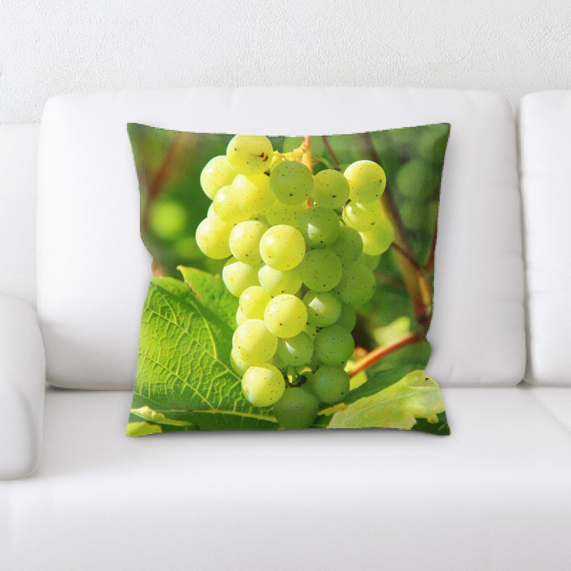 Grapes Throw Pillow