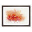Orange Carnation Flower in Abstract - Picture Frame Graphic Art Print-55723614-55723613