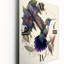 Horloge murale mauve Colibri-99638593