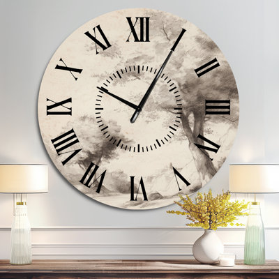 Horloge murale vintage en métal