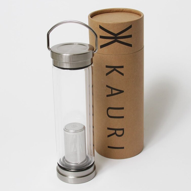 Kauri 24oz. Insulated Glass Wide Mouth Water Bottle