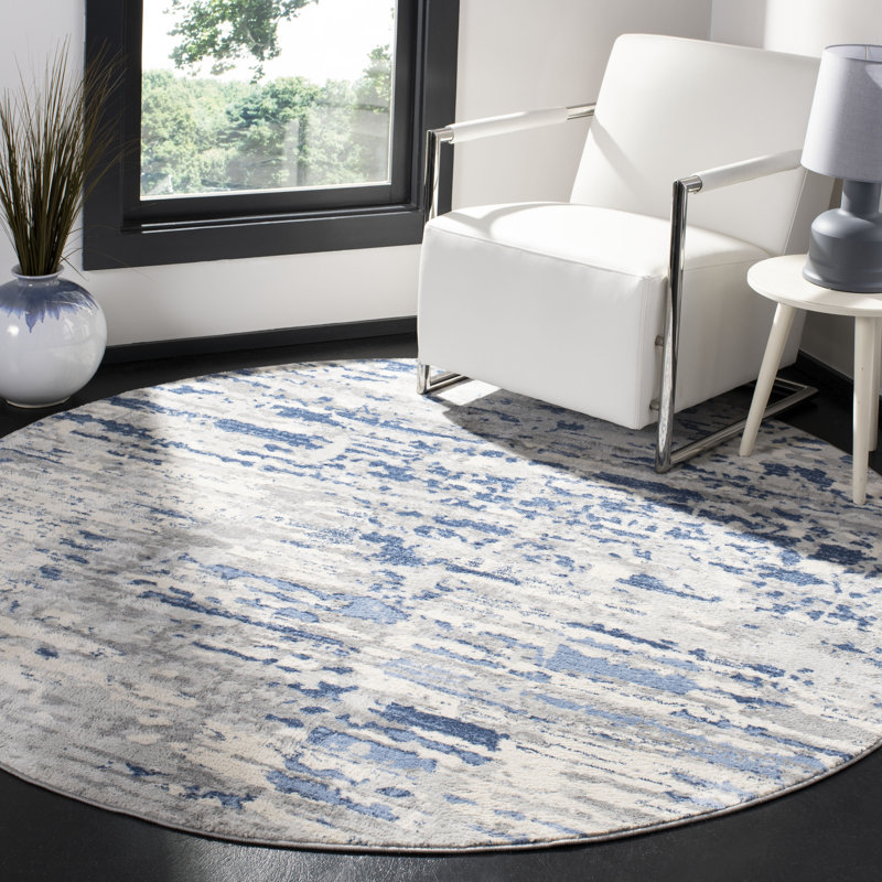 Genessys Performance Abstract Rug, Round 9'