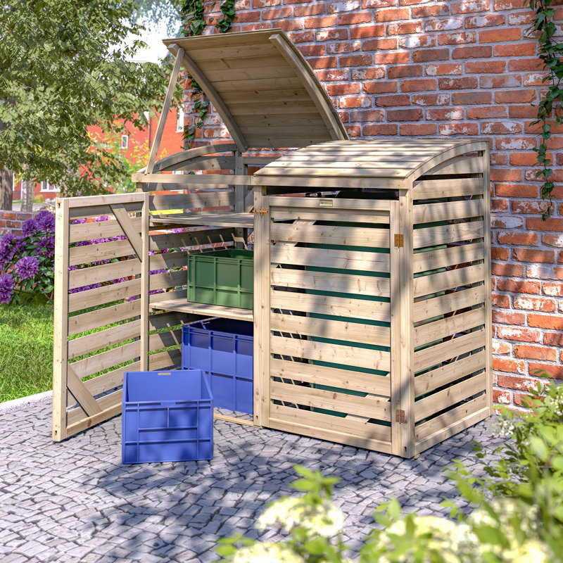Wooden Single Bin Store