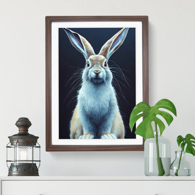 Resting Hare - Framed Print