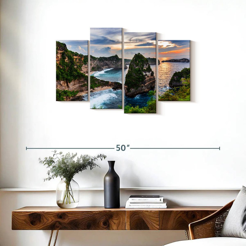 Gillard Nusa Penida Cliff, H 22 po x l 36 po