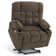27.2'' Seat Width Dual Motor Power Recliner Lift Chair with Dual Heating, Infinite Position, Fabric Upholstered