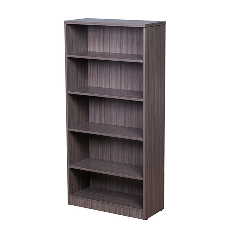 Bibliothèque Vin Vin, gris, Bois flotté gris fumée