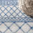 Tybalt Moroccan HYPE Boho Vintage Tribal Cream/Blue Rug-40176433