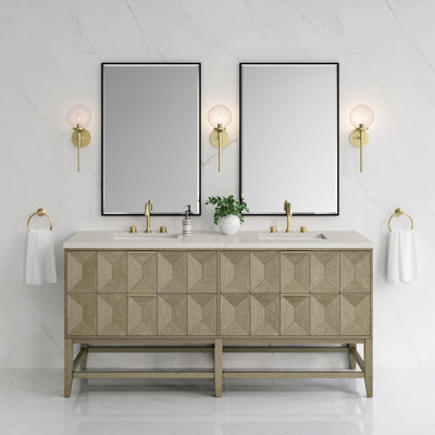 Ensemble de meuble-lavabo double 72 po Emmeline