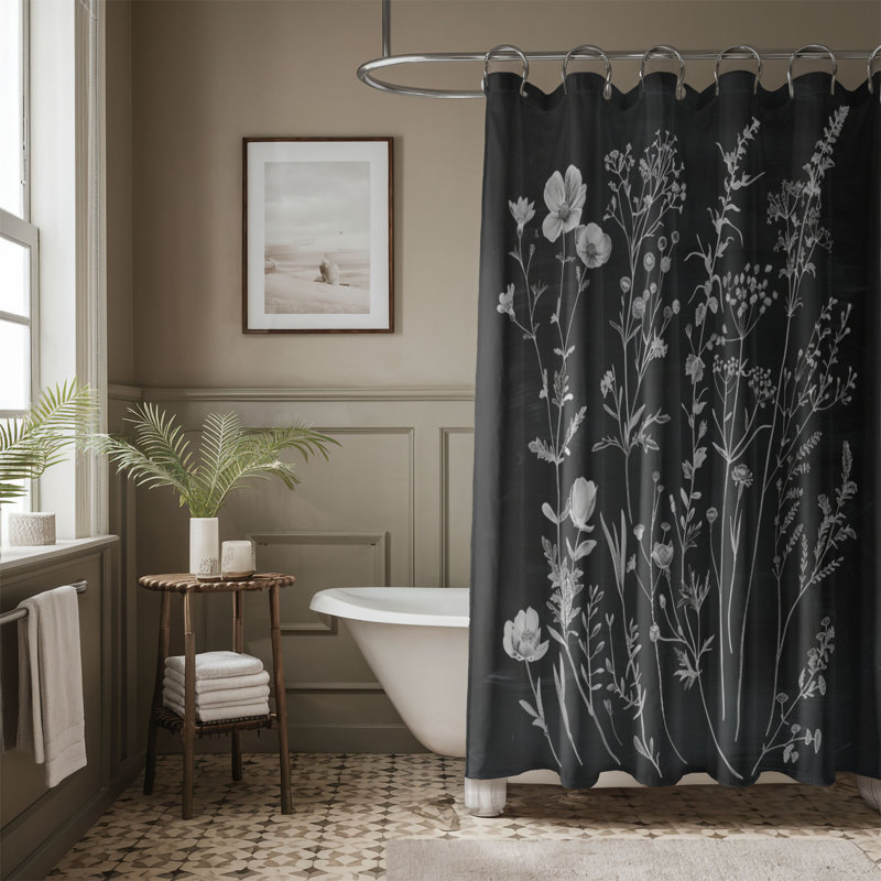 Rideau de douche standard 1 pièce Classic, H 74 po x l 35 po